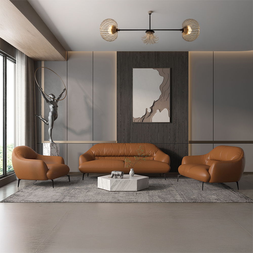Leonia - Chair - Cognac Leather
