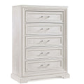 5 Drawer Tall Storage Chest - Antique White