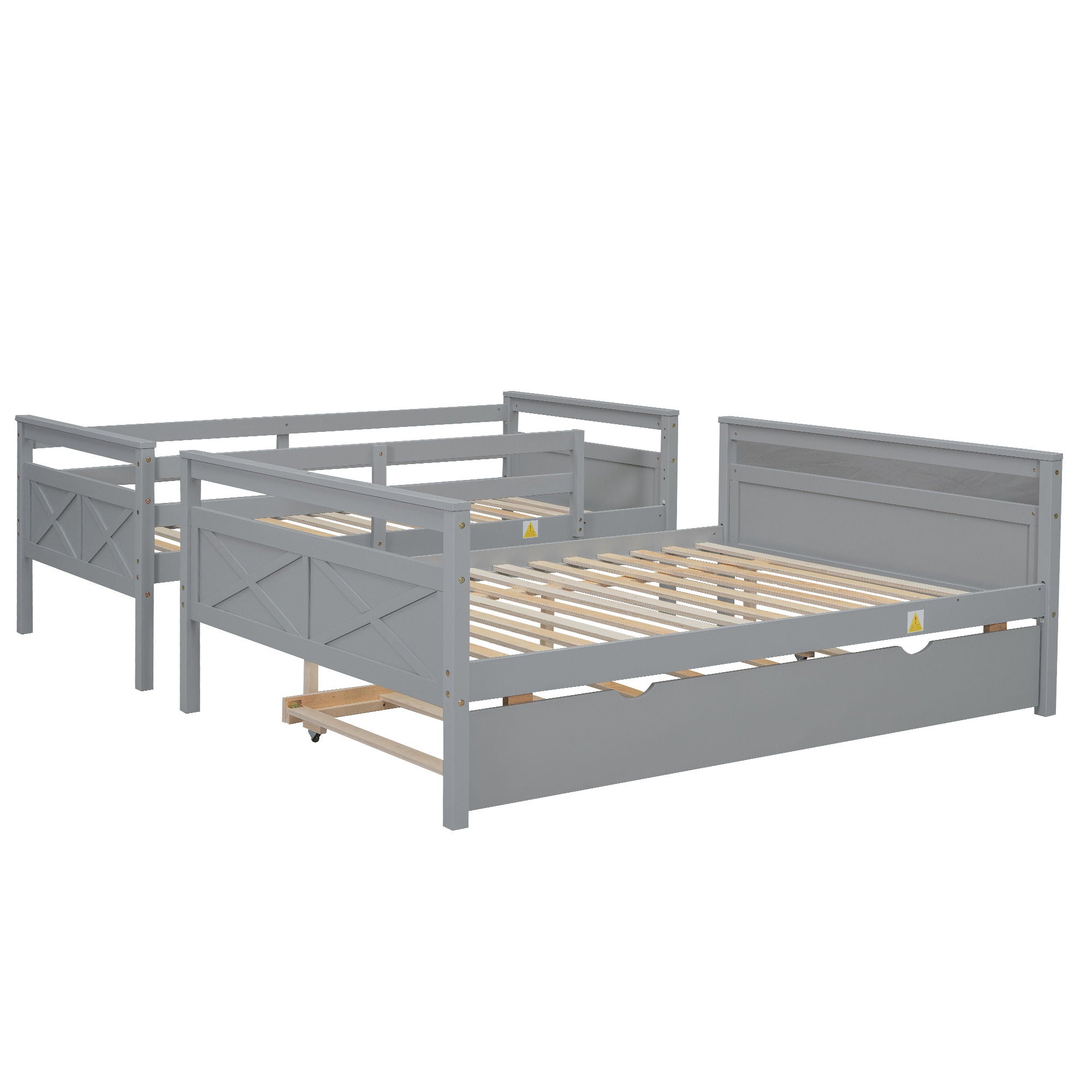 Bunk Bed & Ladder And Safety Guardrail