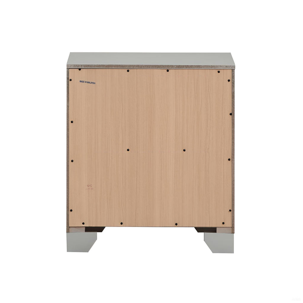 Madison - Nightstand - Silver Champagne