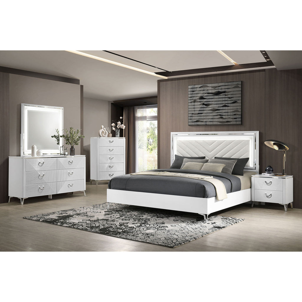 Buckley - 2 Drawer Nightstand - Gloss White