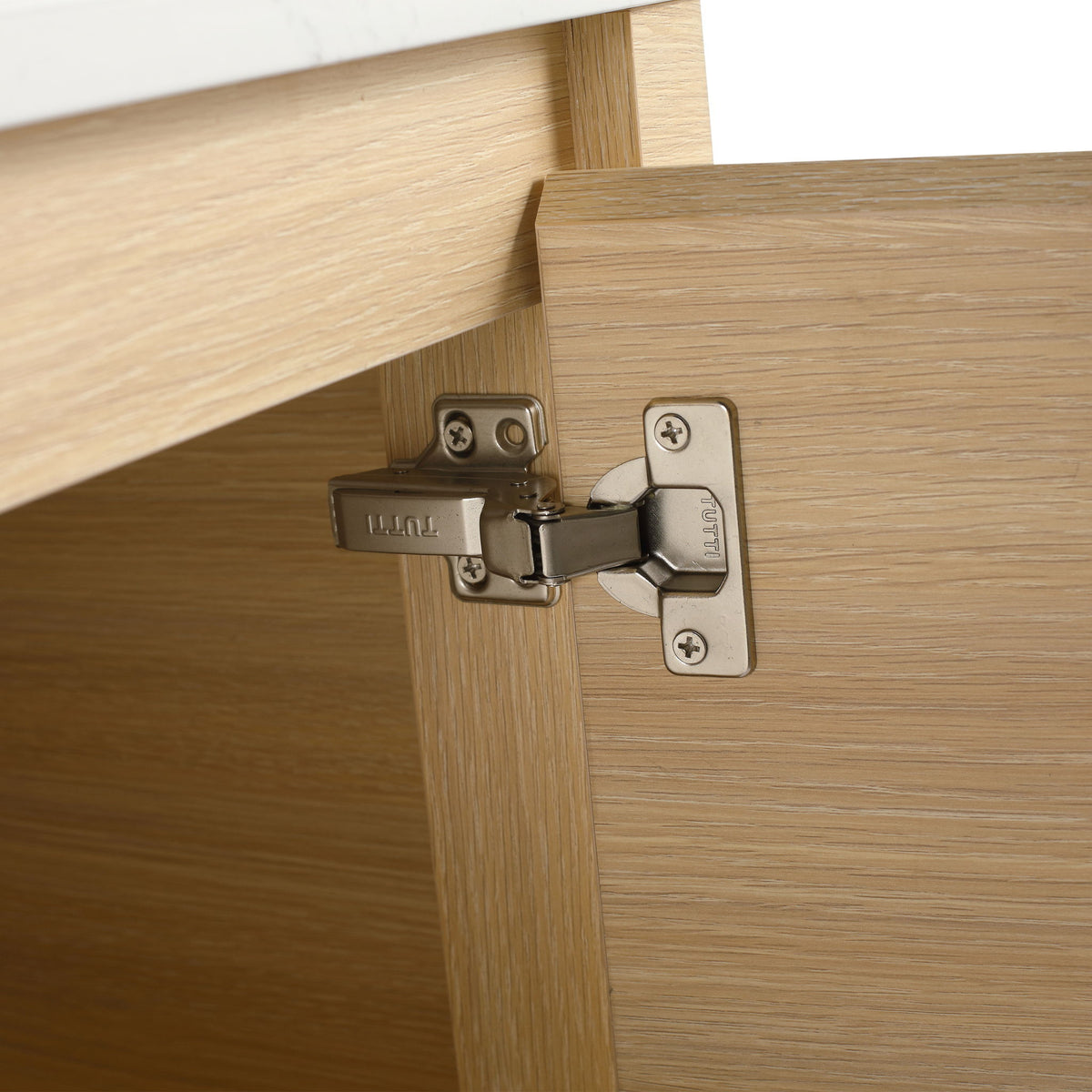Mounted Bathroom Vanity With Art Sink & 2 Soft Close Doors