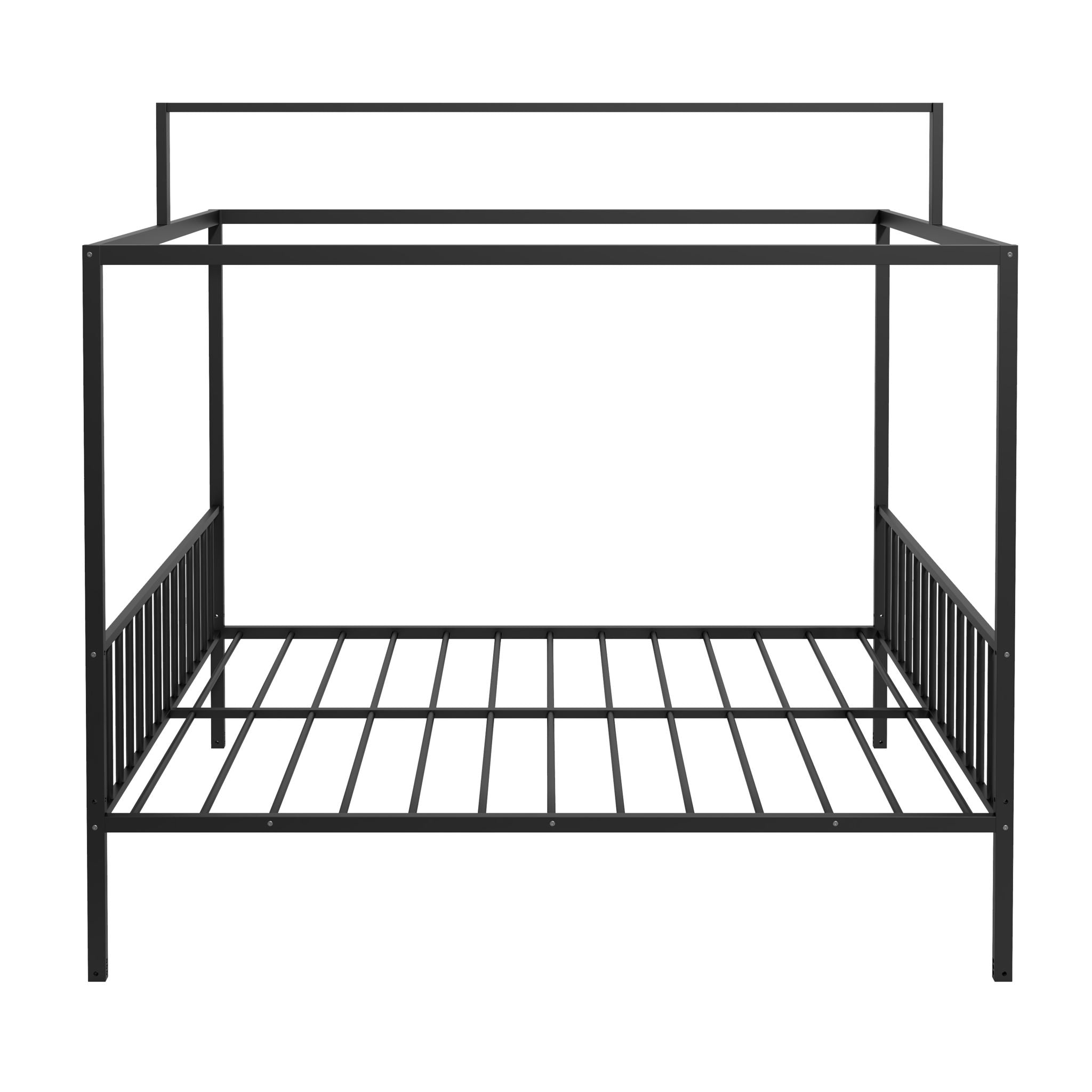 3 In 1 Convertible Montessori Floor Bed With Fenced Support