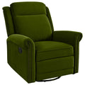 360 Degrees Swivel Recliner Manual Rocking Recliner Home With Adjustable Backrest