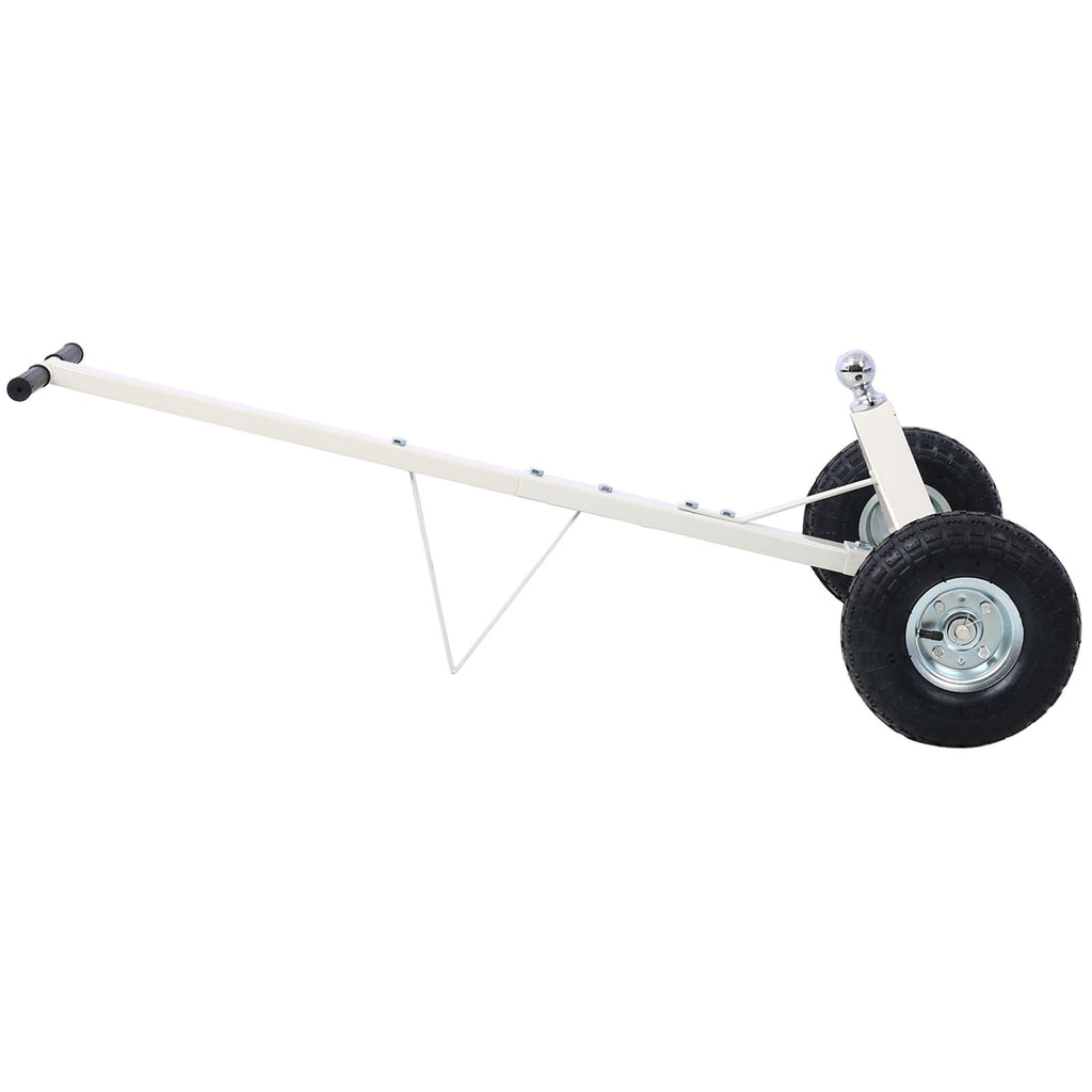 Heavy Duty Trailer Dolly With Pneumatic Tires, 600 Lb. Capacity Steel