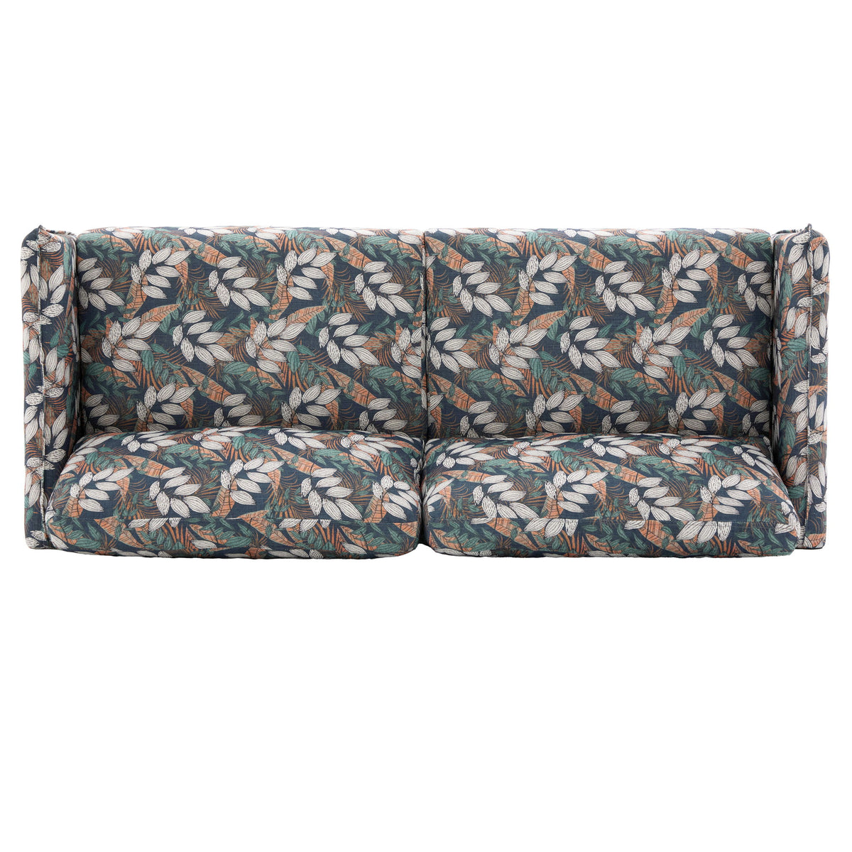 2 Seater Loveseat Sofa With Spacious Seating Area