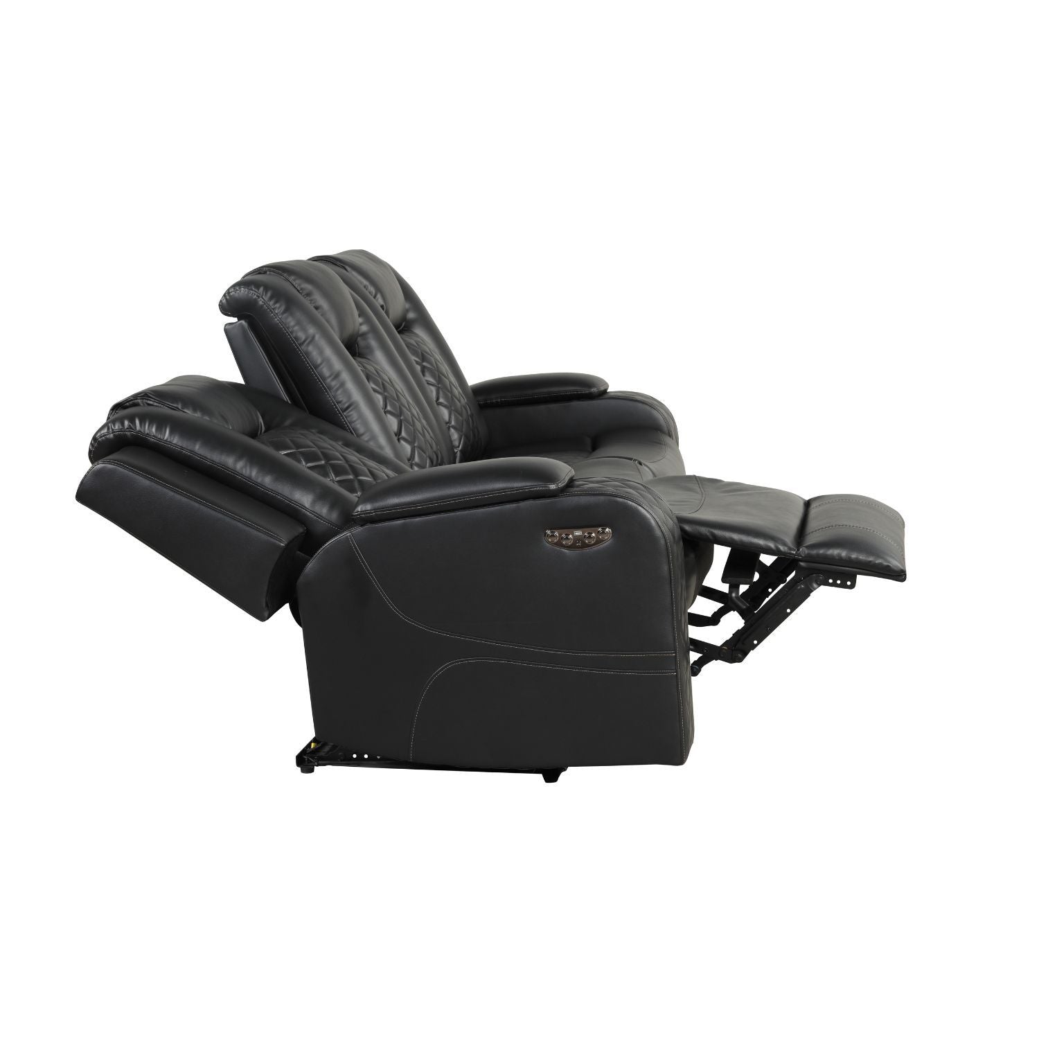 Benz - LED & Power Recliner With Adjustable Headrests And Ambient LED Lighting
