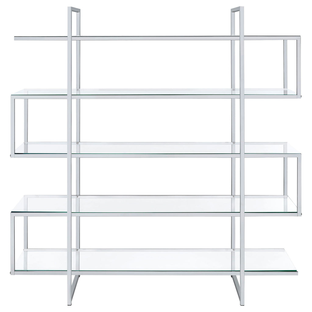 Harison - 5 Shelf Bookshelf - Clear