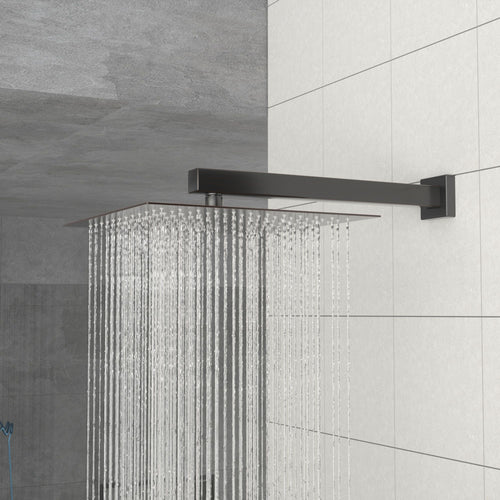 10" Square Rainfall Shower Head With Silicone Nozzle - Oil-Rubbed Bronze