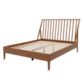 Bohemian Platform Bed With Tall Headboard