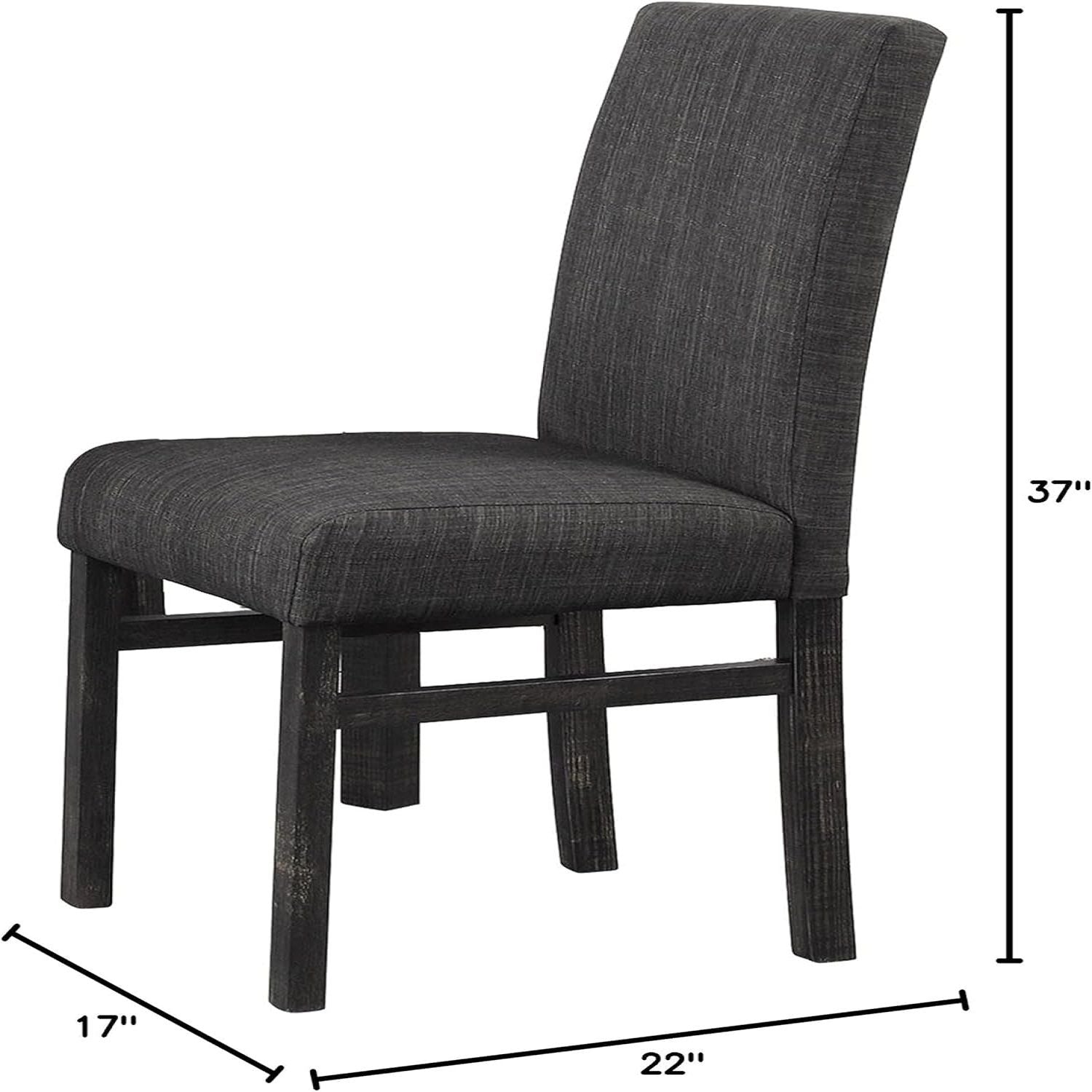 Transitional Upholstered Dining Chair For Kitchen (Set of 2)