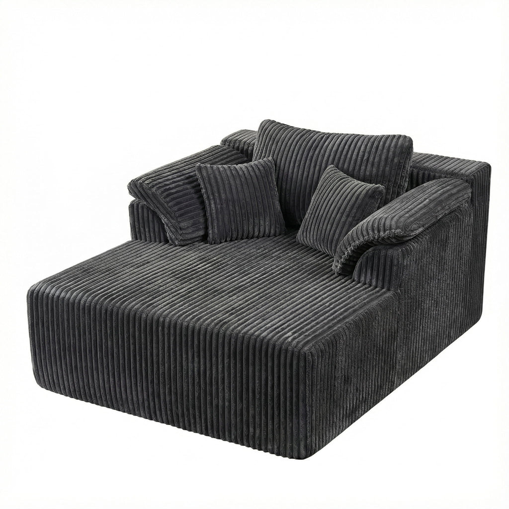 Chaise Lounge Chair, Deep Seat Sleeper Couch For Living Room