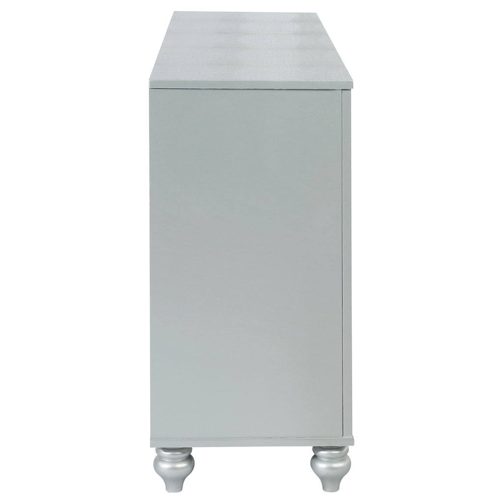 Arabesque - 6 Drawer Dresser - Silver