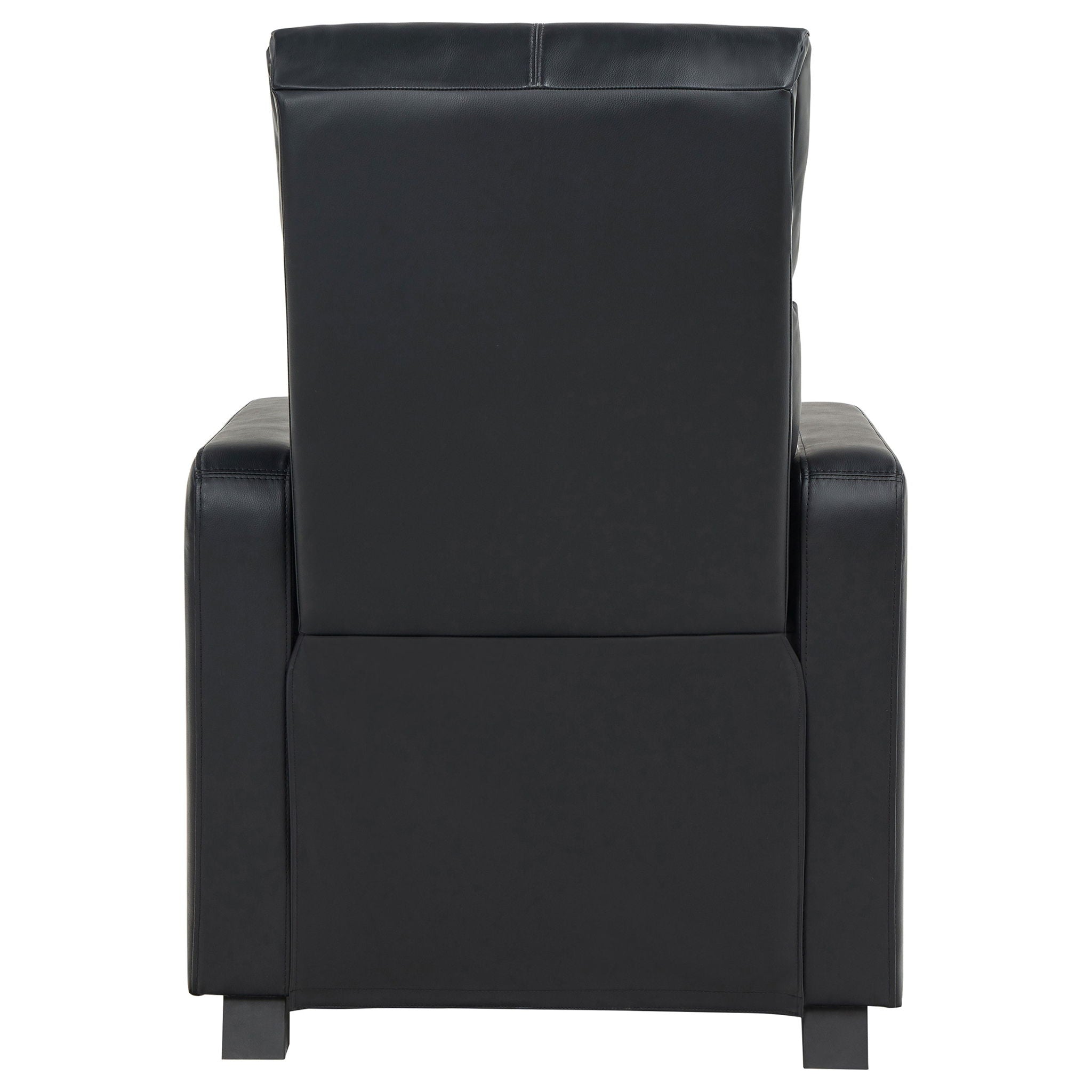 Push Back Recliner - Black