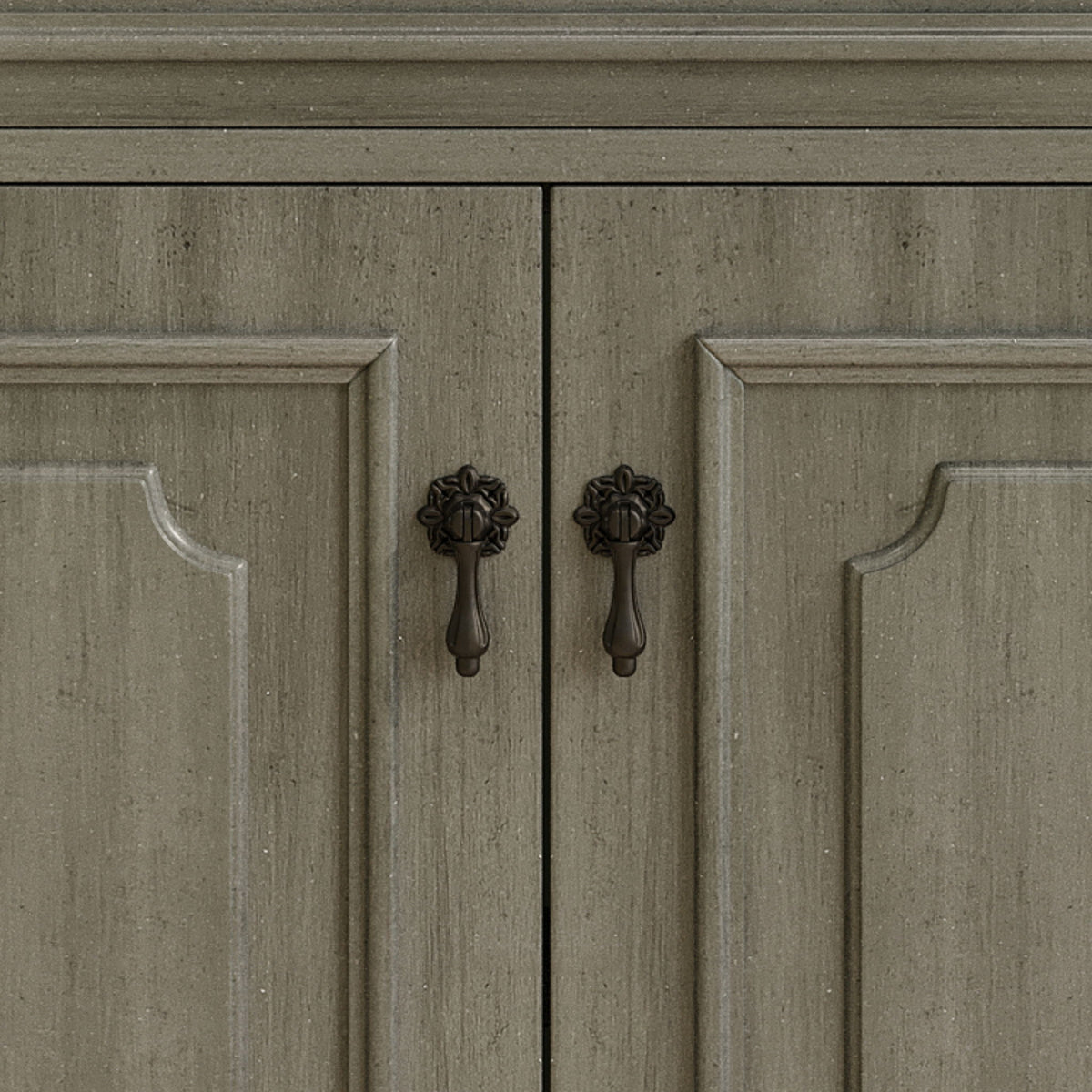 Vintage Bathroom Vanity With Sink, Rustic Cabinet With Soft Close Doors
