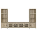 Heron - 3 Piece Entertainment Center With Adjustable Shelving