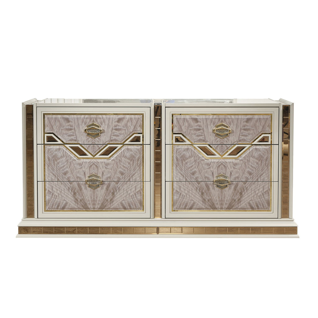 Omari - 6 Drawer Dresser - Beige