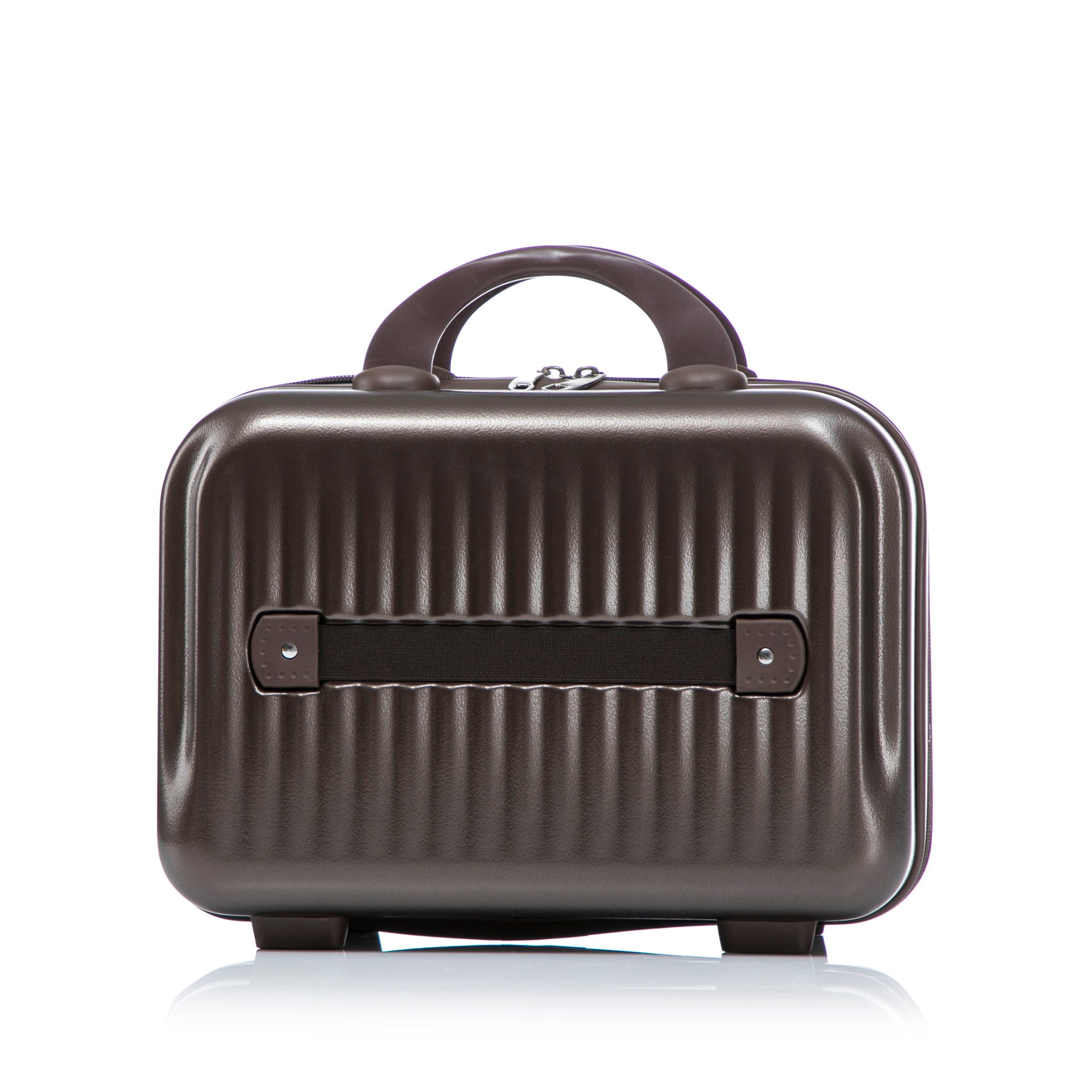 Luggage Set With Cosmetic Case, Combination Lock, Front Opening Design