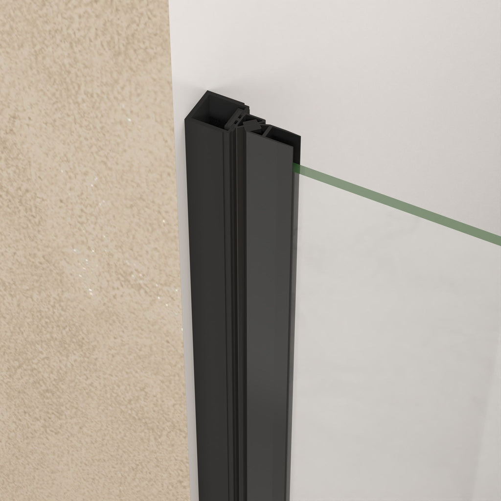 Shower Door With Glass And Explosion Proof Safety Film