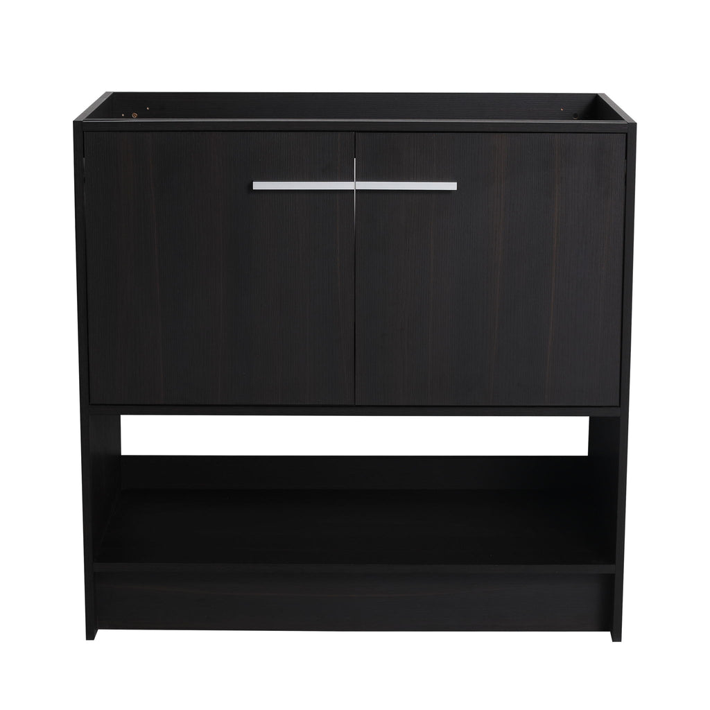 Modern Freestanding Bathroom Vanity With 2 Doors