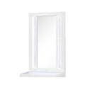 Abigale - Nightstand Top Mirror With LED Lighting (Only Mirror Top) - White