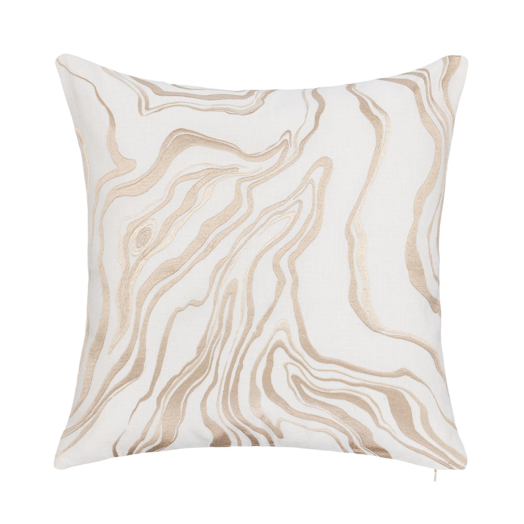 Drift - 22" x 22" Pillow - Ivory / Natural