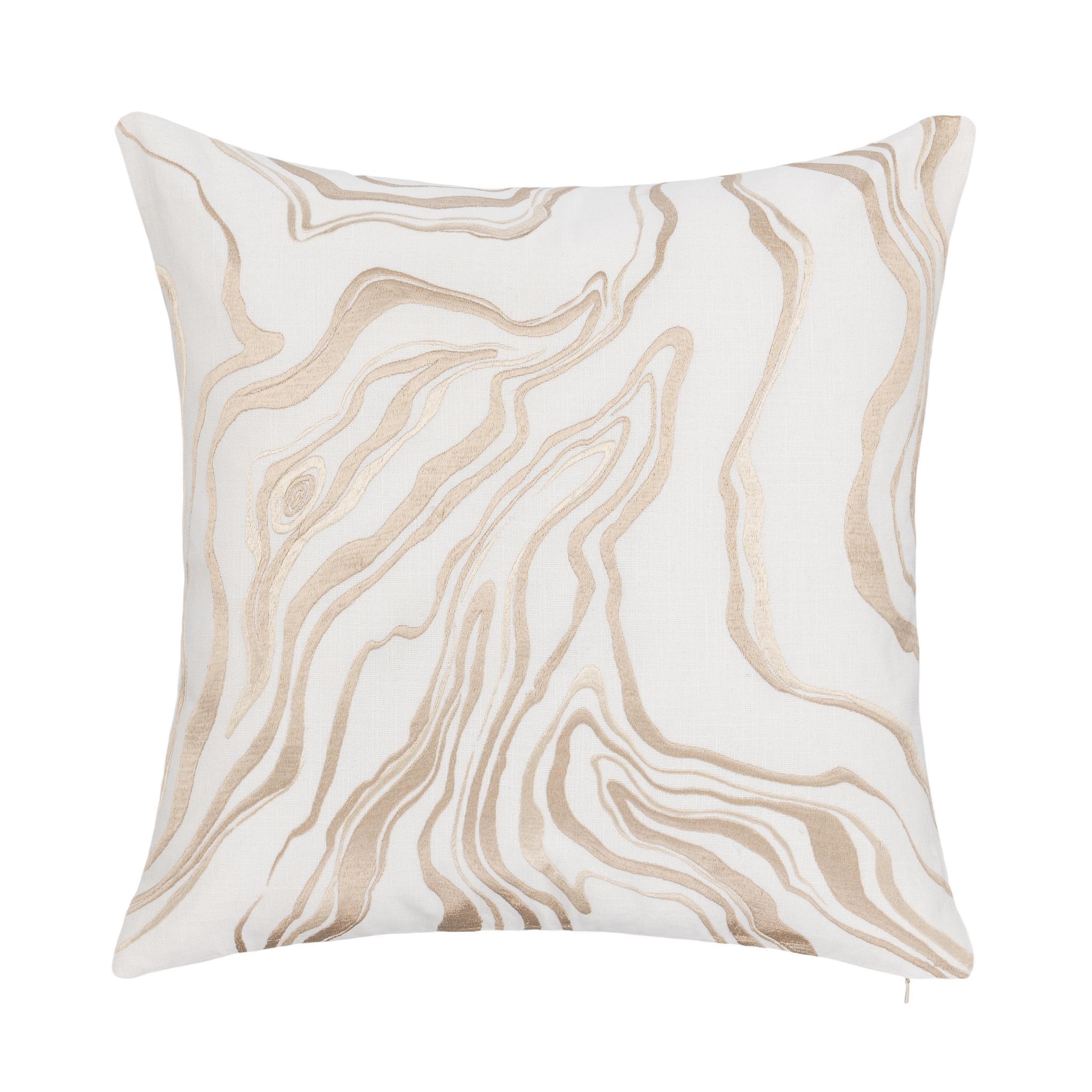 Drift - 22" x 22" Pillow - Ivory / Natural