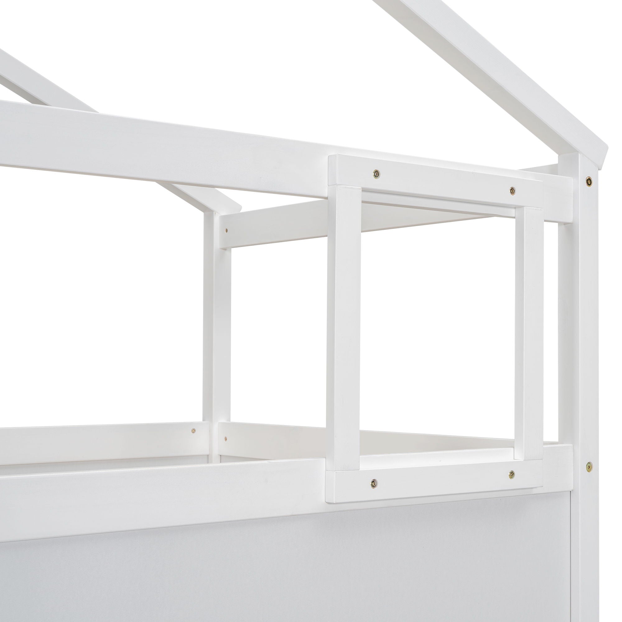 House Style Bunk Bed With Storage Staircase And board
