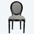 Upholstered & Round Back Dining Chairs (Set of 2)