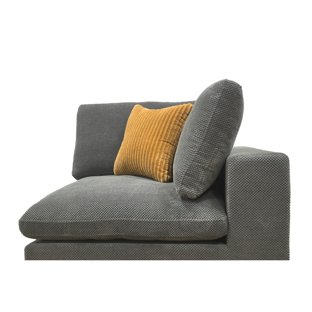 Custom Configuration Modular Sectional & Toss Pillows