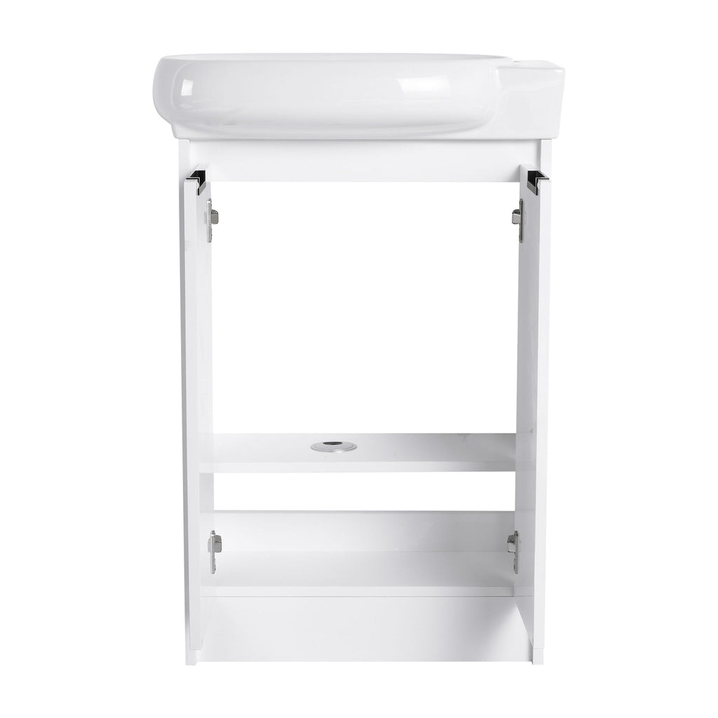 Freestanding Bathroom Vanity & Sink, Soft Close Doors