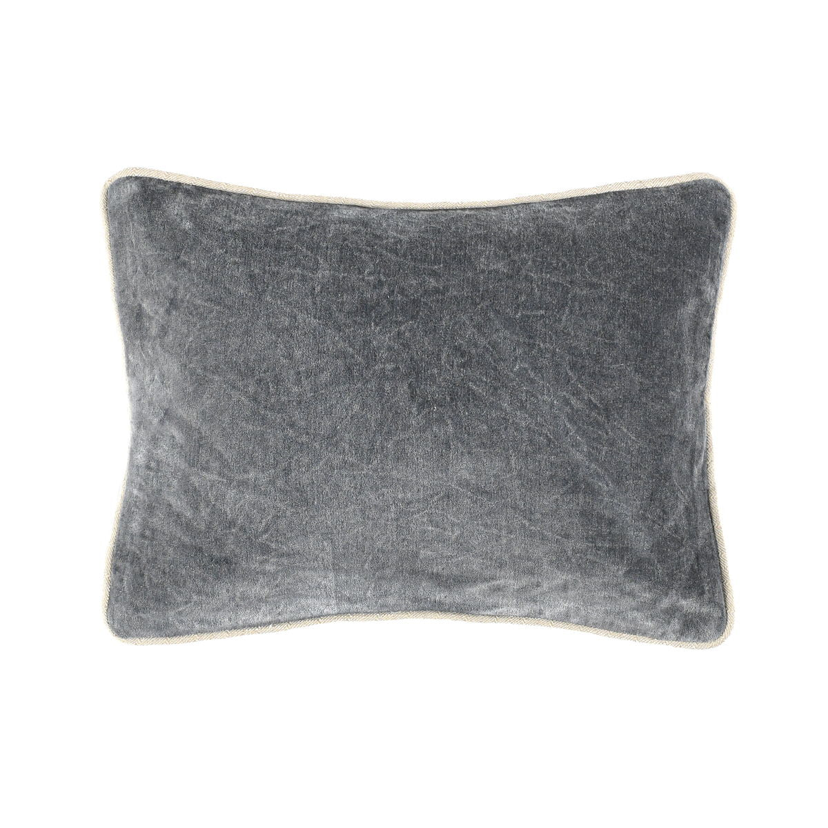 Heirloom Velvet - SLD Pillow - Stone Gray