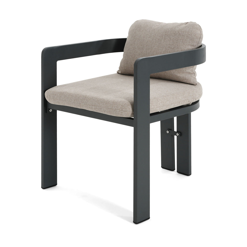 Pula - Patio Outdoor Aluminum Dining Chair (Set of 2)