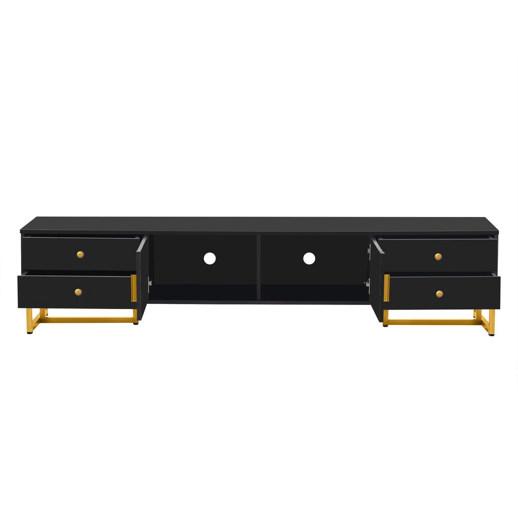 TV Stand With Storage For Living Room