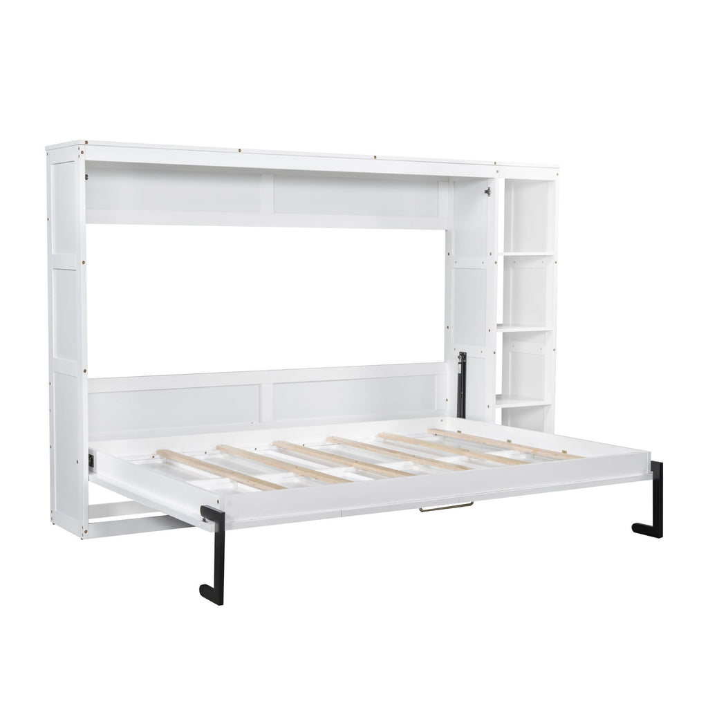 Murphy Bed With Bookshelf And Storage