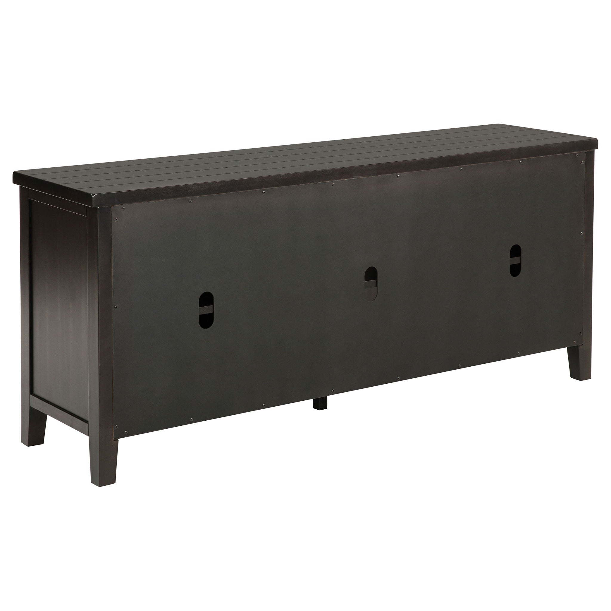 Sutter - 2 Door TV Stand With Mission Design - Dark Brown