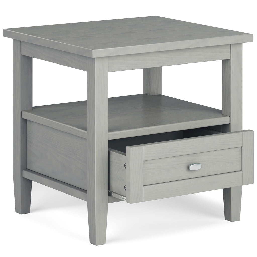 Warm Shaker - End Table - Gray