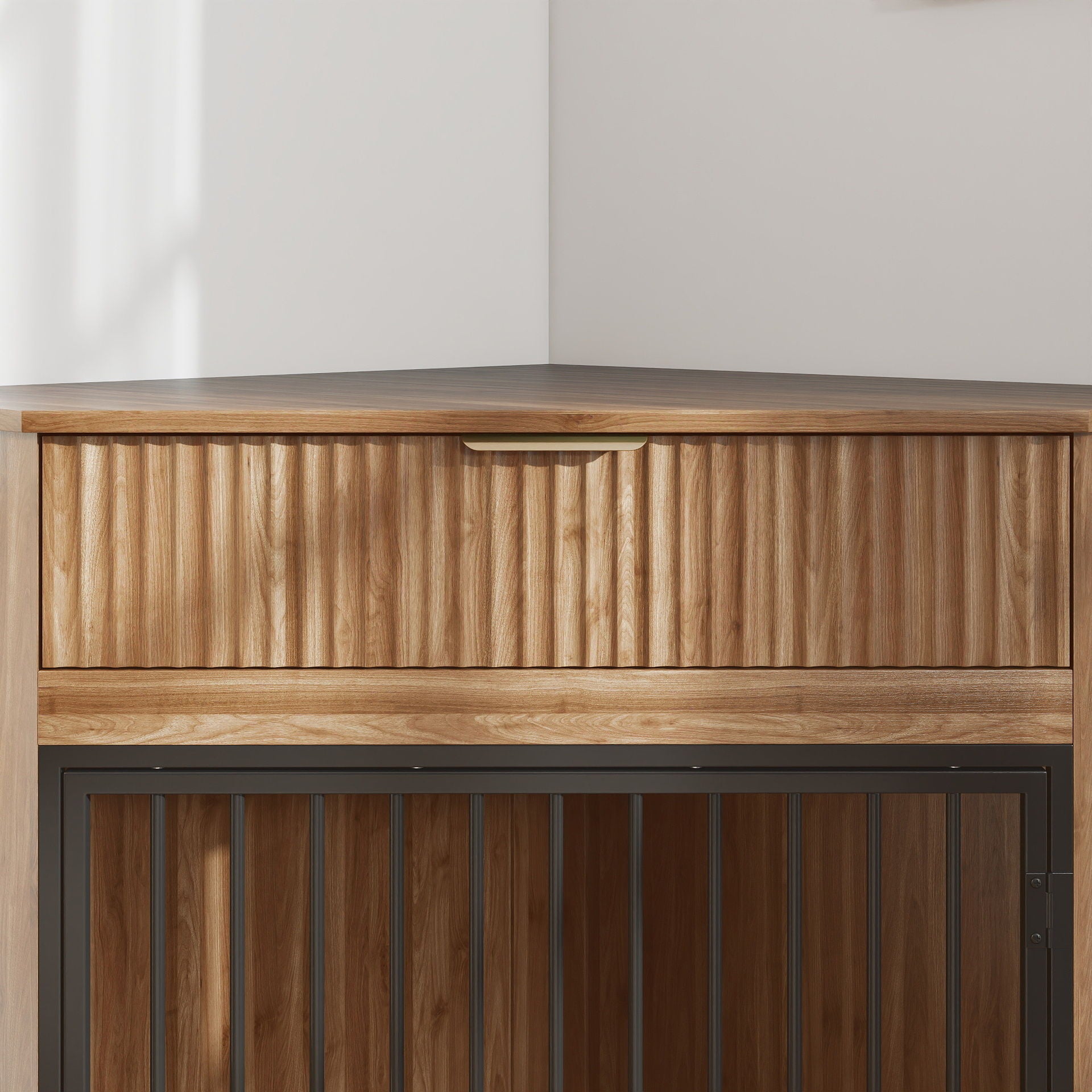 Corner Dog Crate