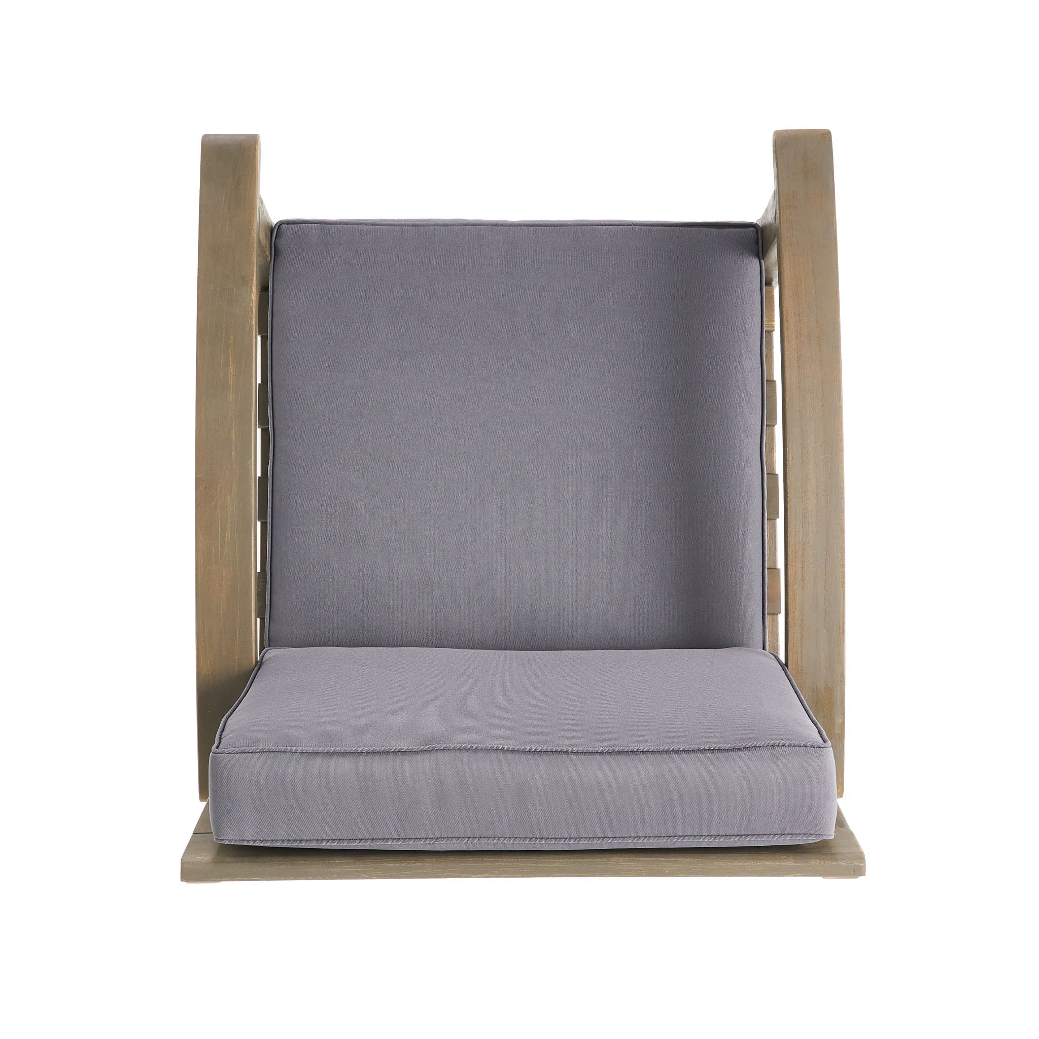 Peyton Club Chair Outdoor Seating Acacia Wood 32.25 X 28.00 X 31.25"