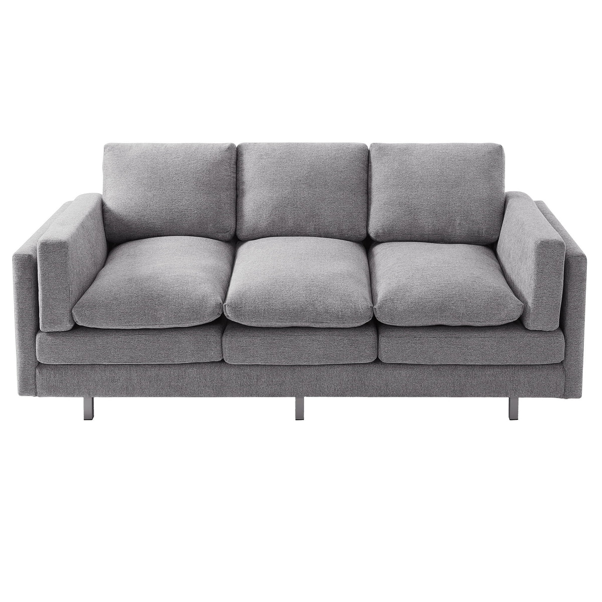 3 Seater Sofa With Dual Layer Seat Cushions