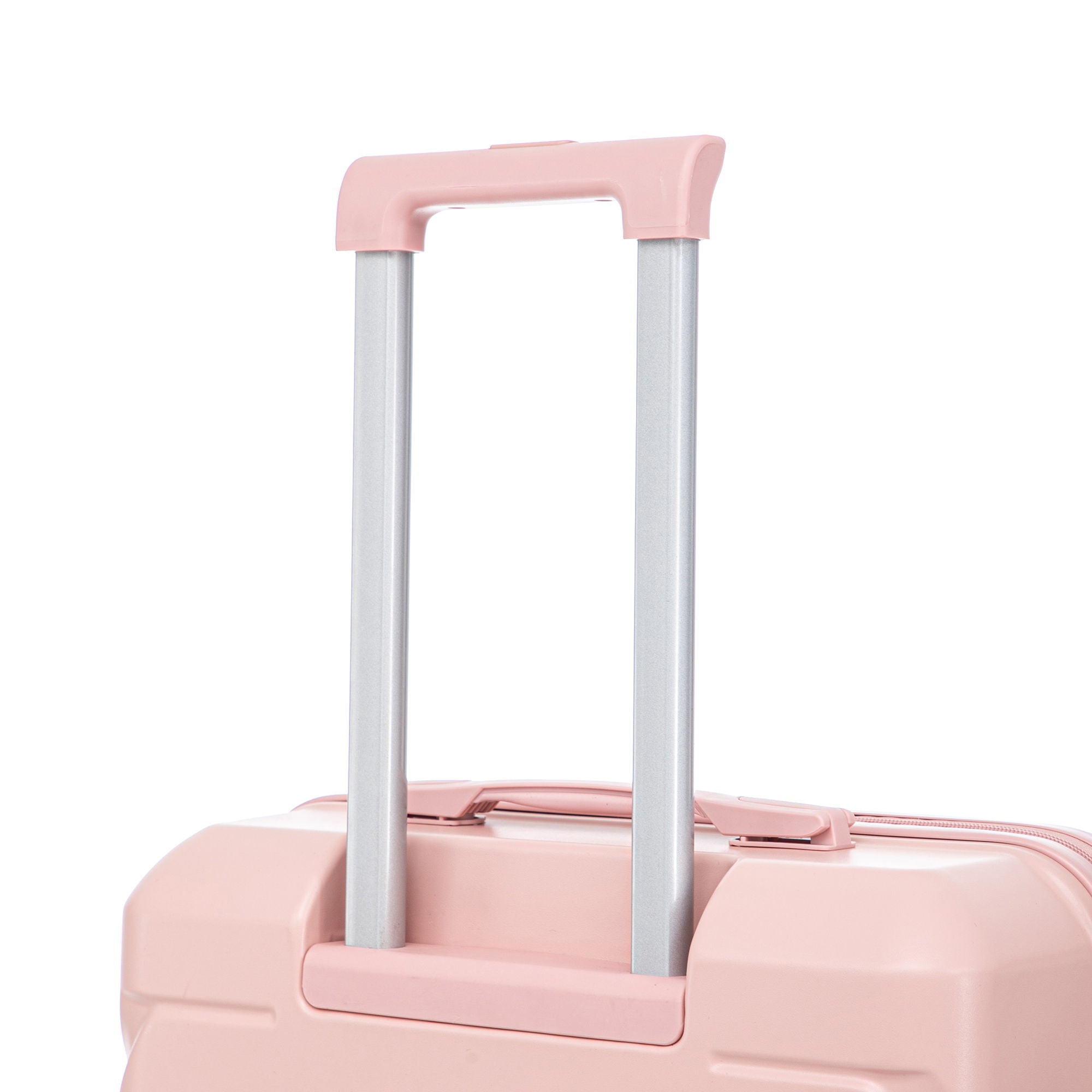 Hard Shell Luggage With Scratch Resistant Surface, 4 Wheels, Combination Lock & Side Hooks