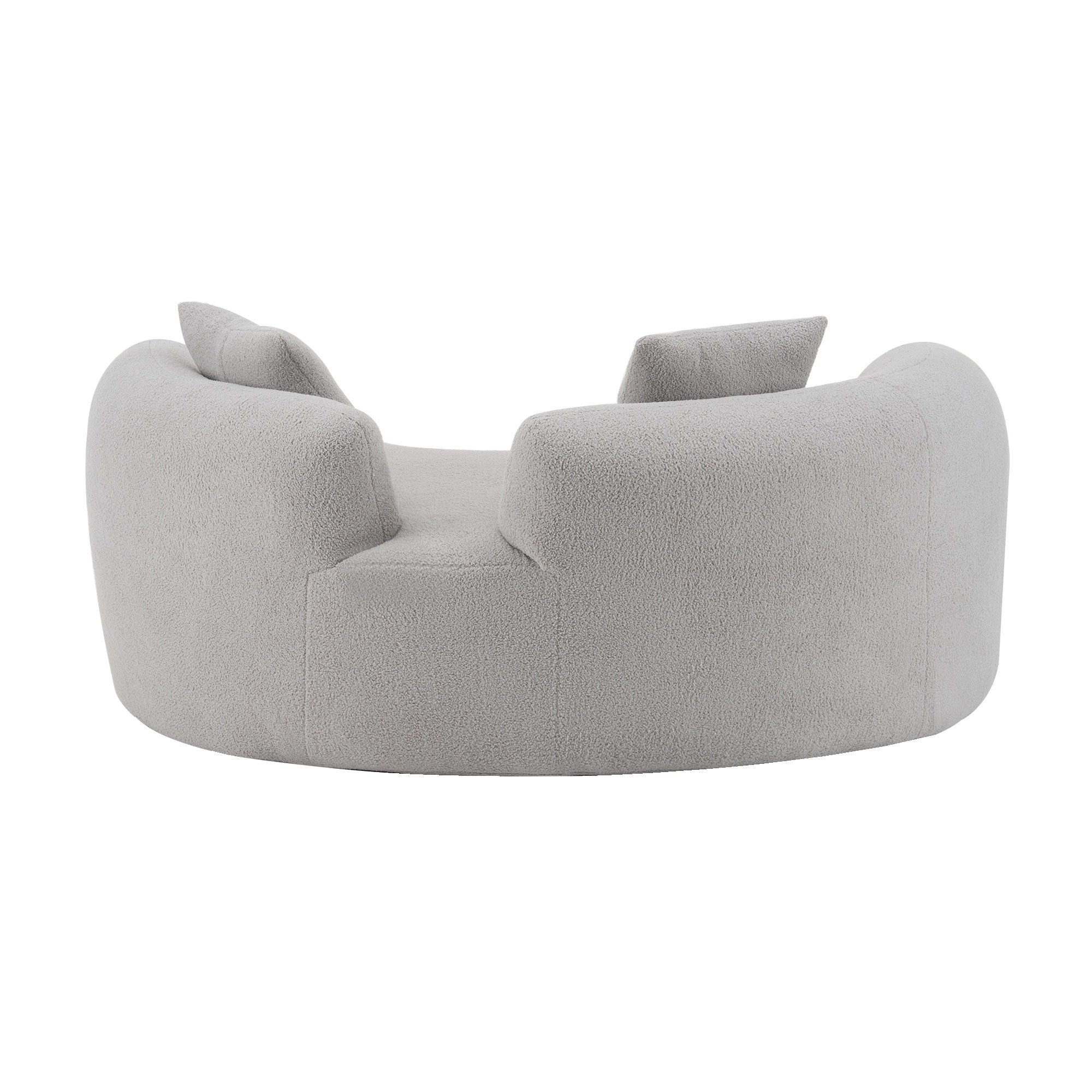 Modern Curved Loveseat