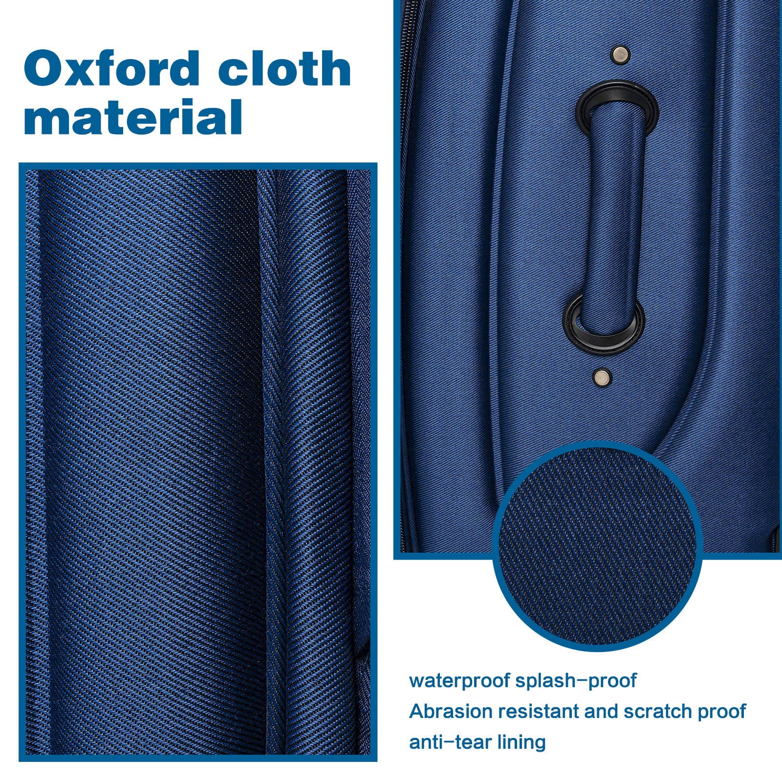 4 Piece Set Softshell Luggage