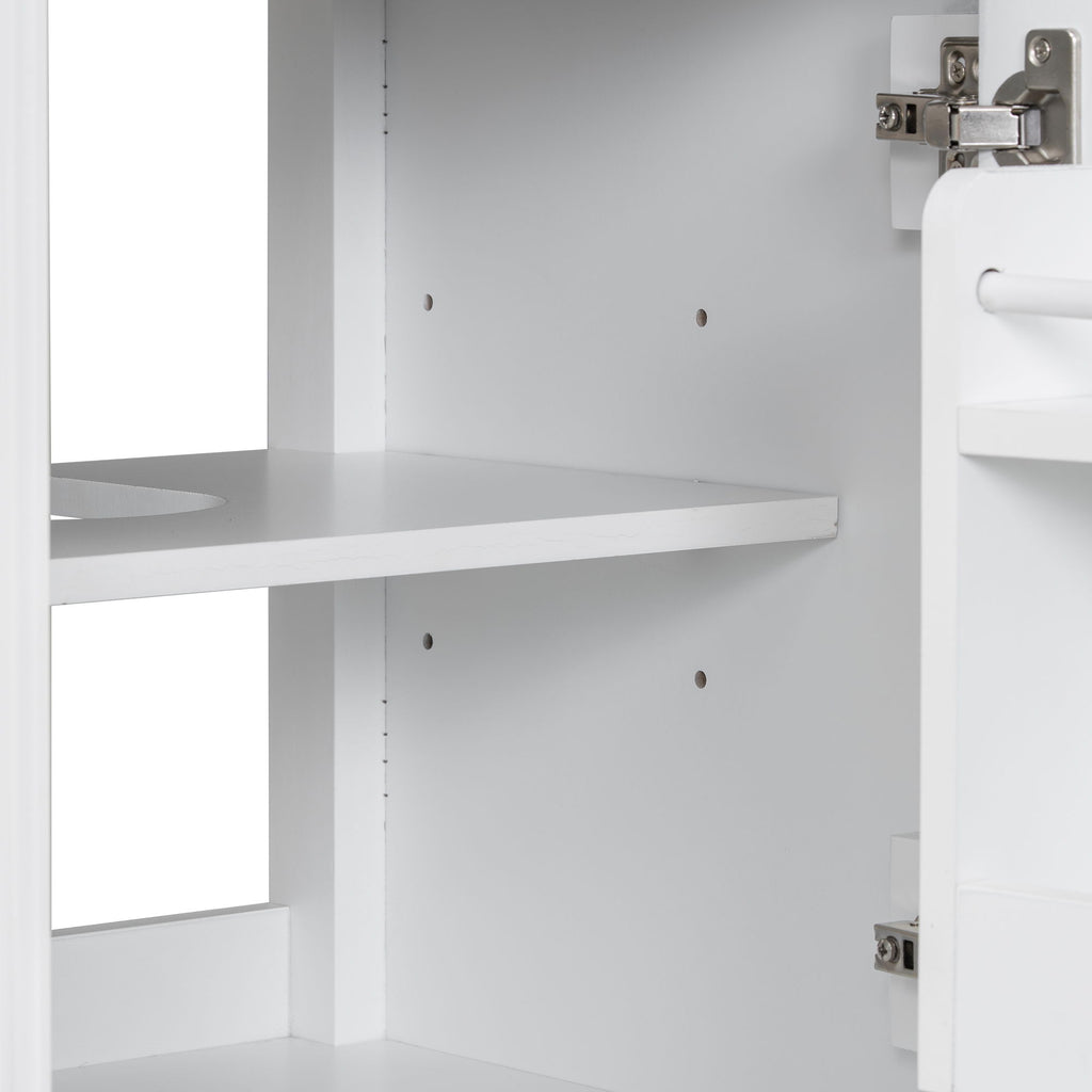 Bathroom Vanity With Sink, Adjustable Shelf, Tilt-Out Drawer