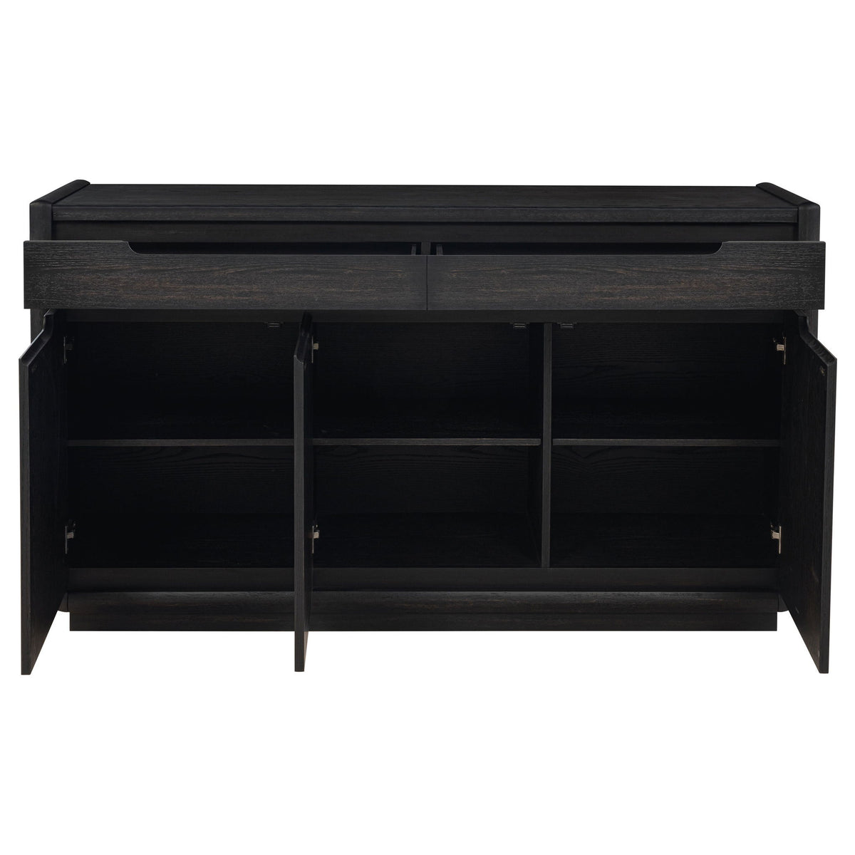 Bangor - 2 Drawer Dining Sideboard Server - Black