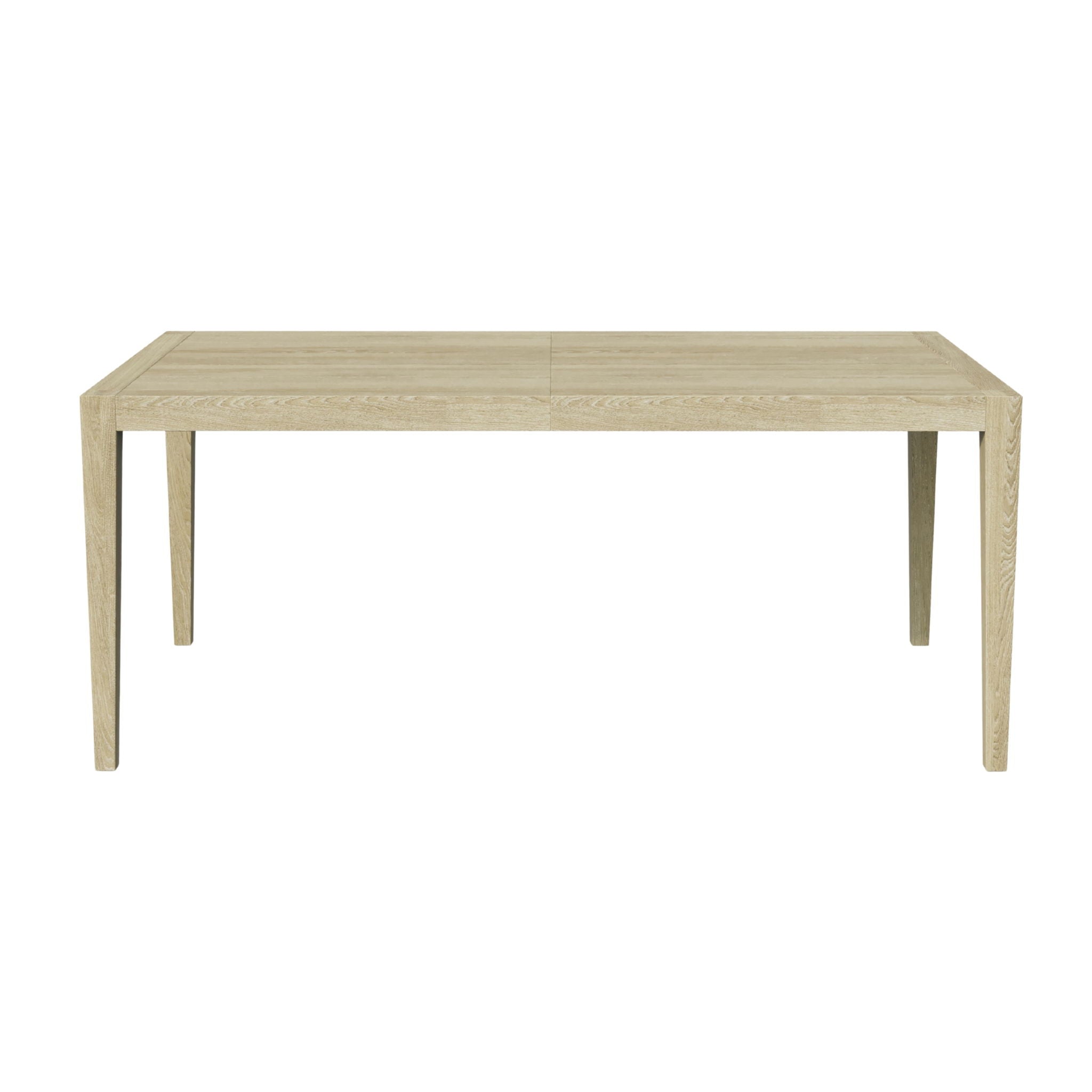 Adeline - Rectangular Dining Table With Leaves - Natural Wood Wash