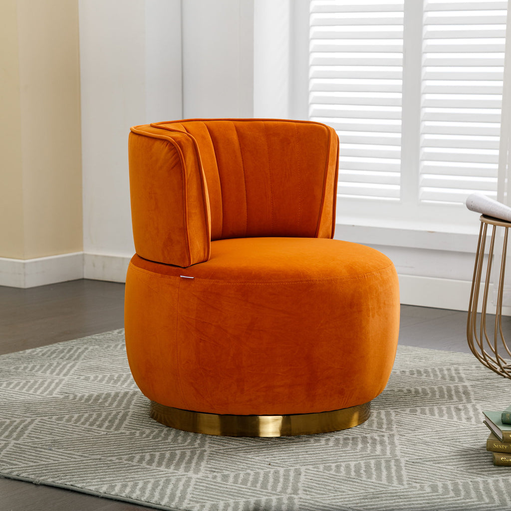 360 Degree Swivel Cuddle Barrel Accent Sofa Chair