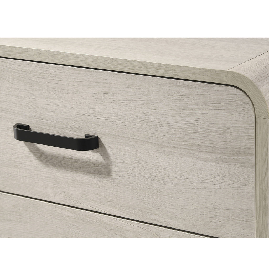 5 Drawer Tall Chest Storage Furniture With Ample Drawer Space - Antique White