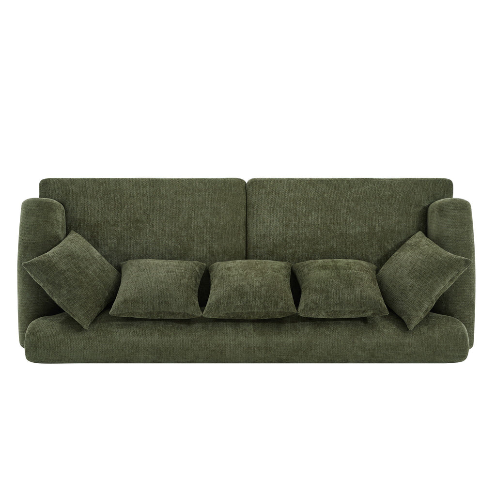 3 Seater Sofa For Living Room - Green