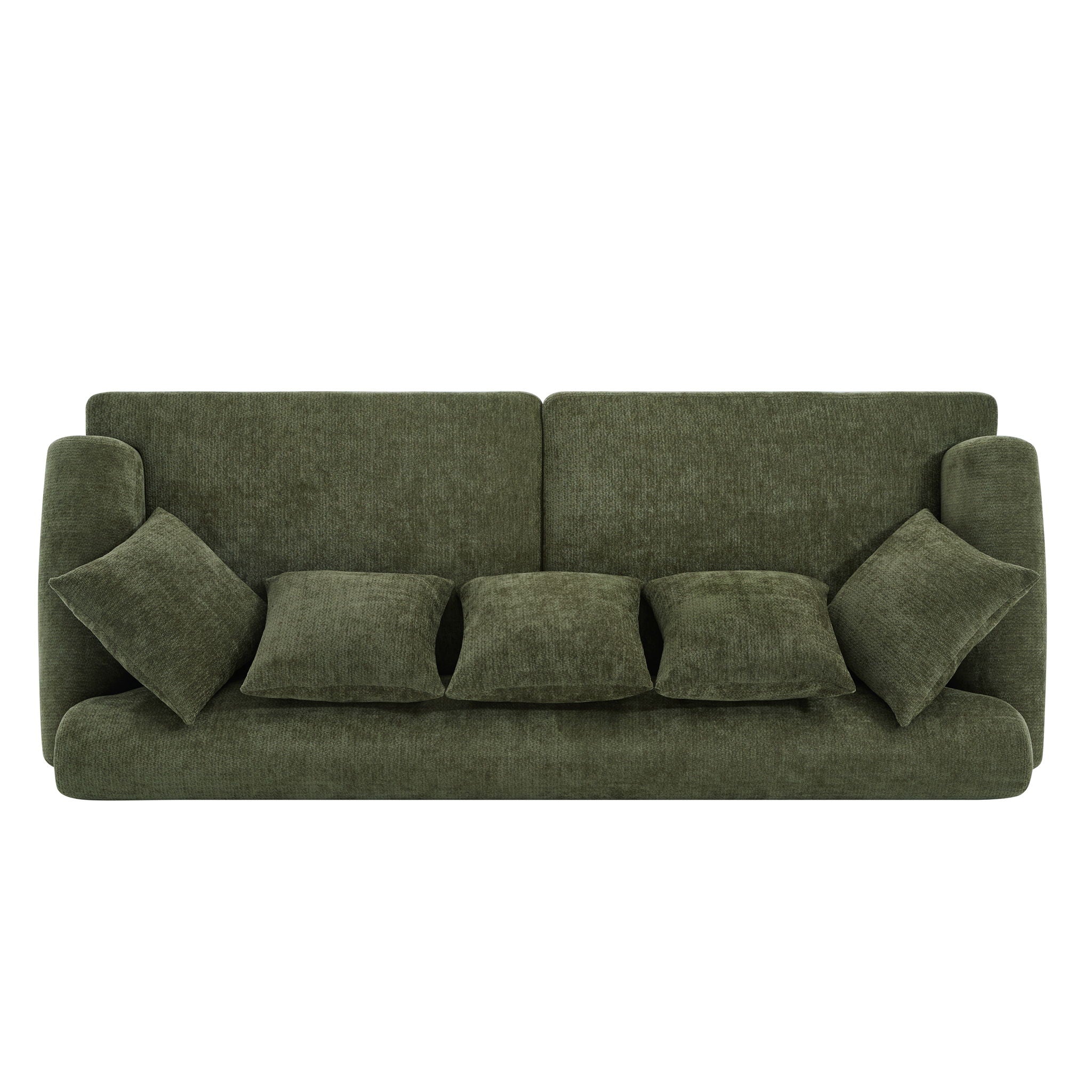 3 Seater Sofa For Living Room - Green